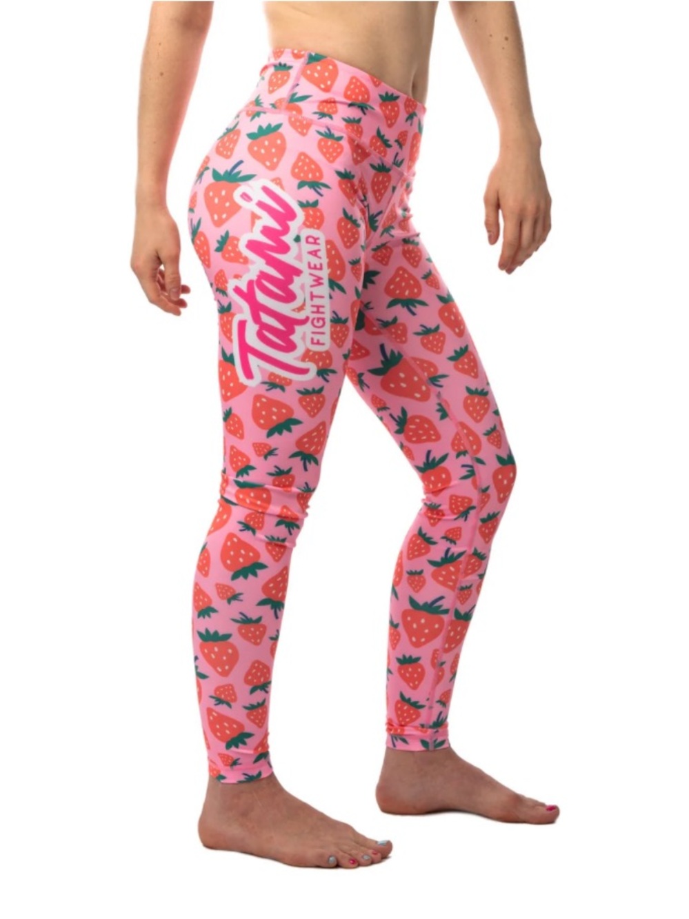 Tatami Pink Strawberry Print Leggings
